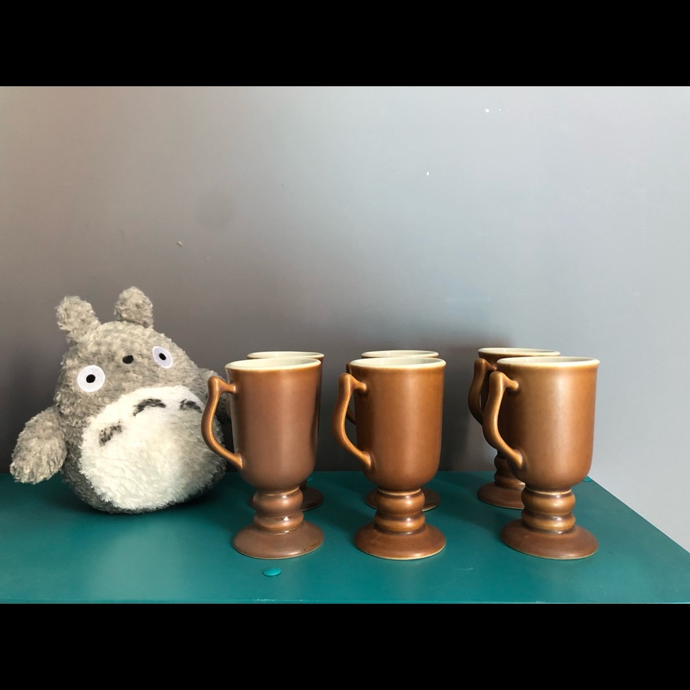 Brown Irish Coffee Mugs